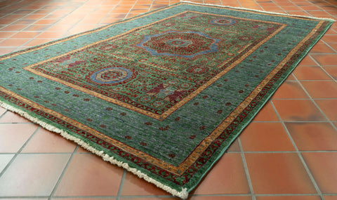 Handmade Afghan Mamluk rug - 309150