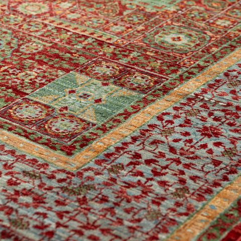 Handmade Afghan Mamluk rug - 309158