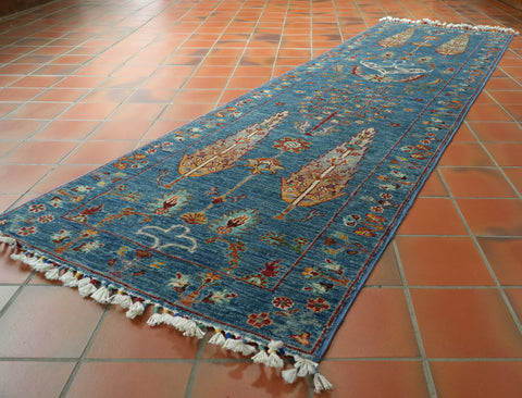 Handmade Afghan Kharjeen runner - 309171