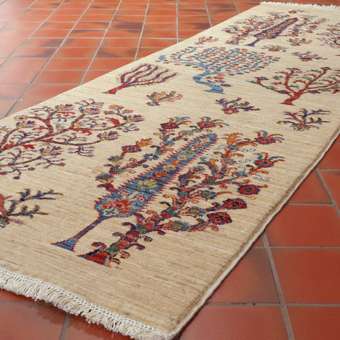 Handmade Afghan Kharjeen runner - 309172