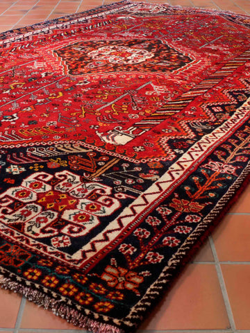 Handmade Persian Qashqai rug - 309197