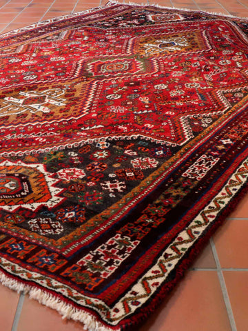 Handmade Persian Qashqai rug - 309198