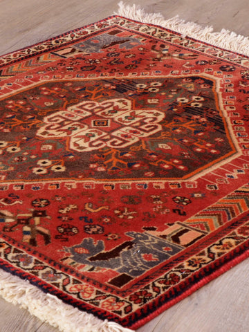 Handmade Persian Qashqai square - 309212