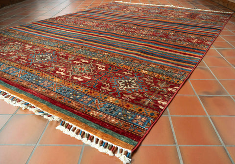 Handmade Afghan Samarkand rug - 309230