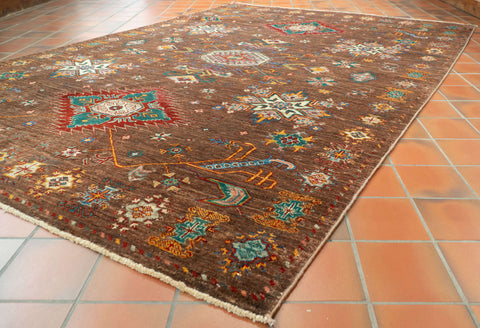 Handmade Afghan Kazak rug - 309237