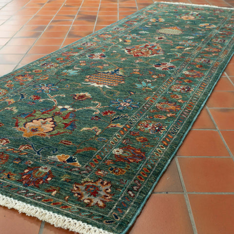 Handmade Afghan Samarkand runner - 309246