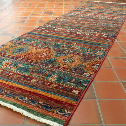 Handmade Afghan Samarkand runner - 309247