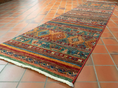 Handmade Afghan Samarkand runner - 309247