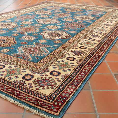 Handmade fine Afghan Kazak rug - 309255