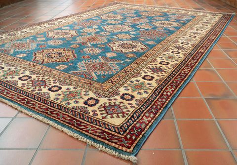 Handmade fine Afghan Kazak rug - 309255