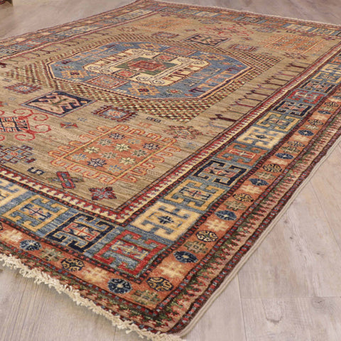 Handmade fine Afghan Kazak rug - 309258