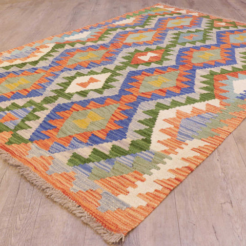 Handmade Afghan Kilim - 309305