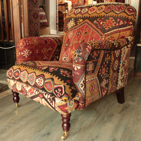 Handmade Turkish kilim Howard Chair - 309320