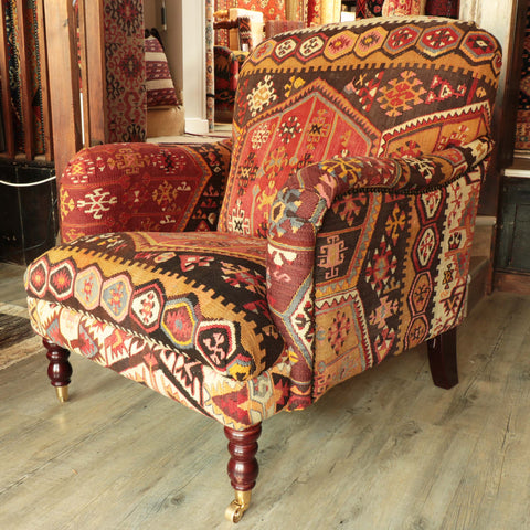 Handmade Turkish kilim Howard Chair - 309320