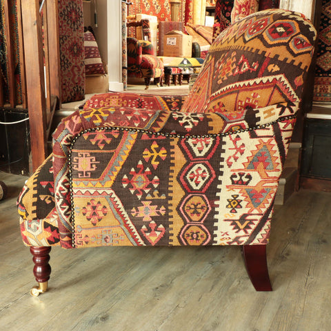 Handmade Turkish kilim Howard Chair - 309320