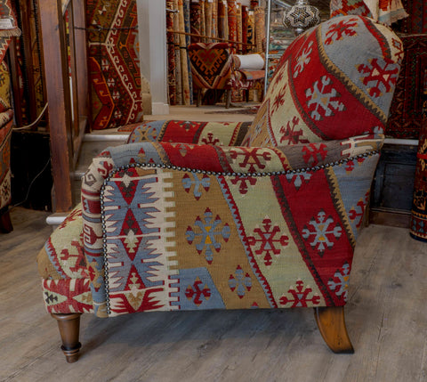 Handmade Turkish kilim Howard Chair - 309320-D