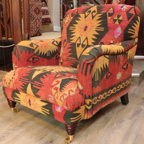 Handmade Turkish kilim Howard Chair - 309321