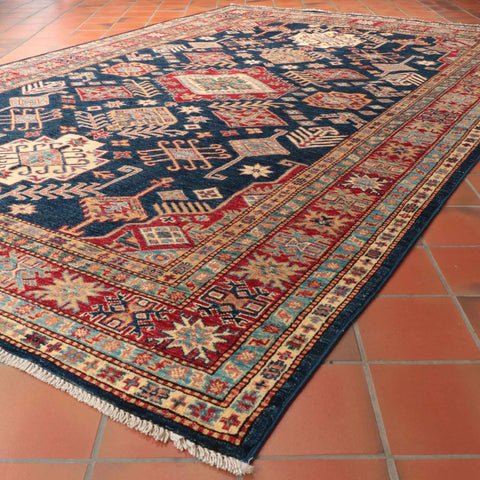 Handmade fine Afghan Kazak rug - 309363