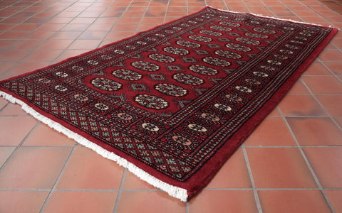 Handmade Pakistan Bokhara rug - 309371