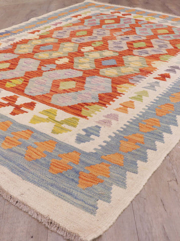 Handmade Afghan Kilim - 309397