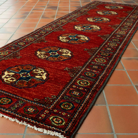 Handmade Afghan Ersari short runner - 309451