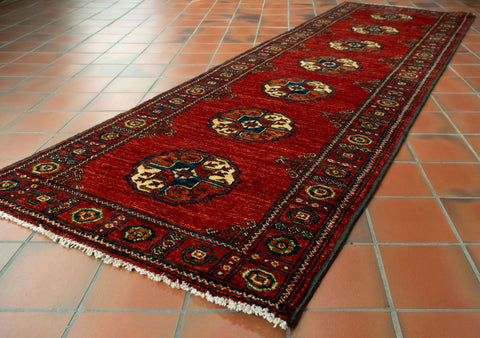 Handmade Afghan Ersari short runner - 309451