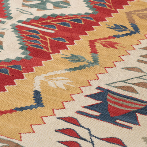 Handmade Fine Turkish Seccade Kilim rug - 309473