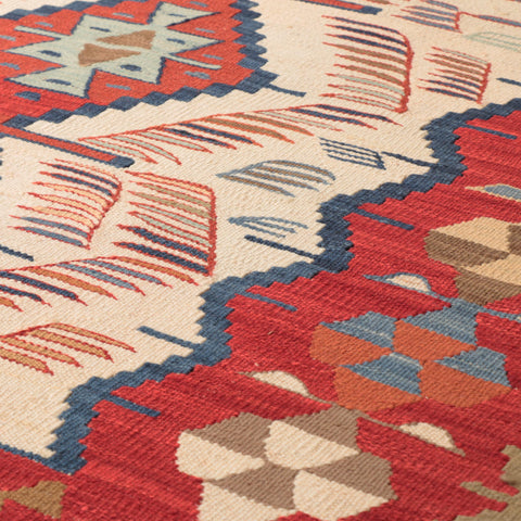 Handmade Fine Turkish Seccade Kilim rug - 309480