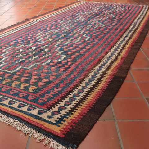 Handmade Old Oriental Bidjar Kilim - 309496