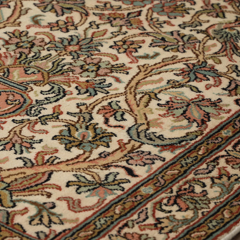 Handmade fine Kashmir silk rug - 309516