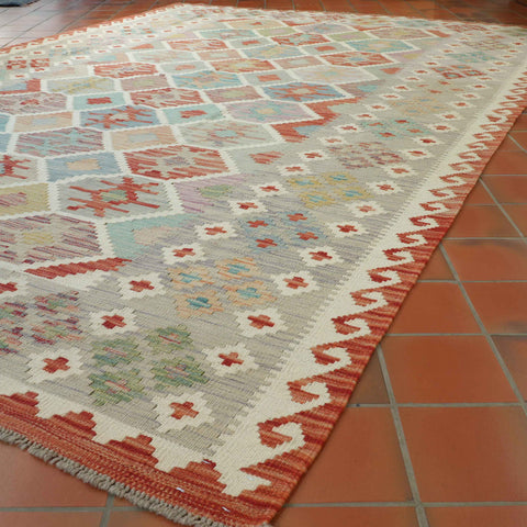 Handmade Afghan Kilim - 309539