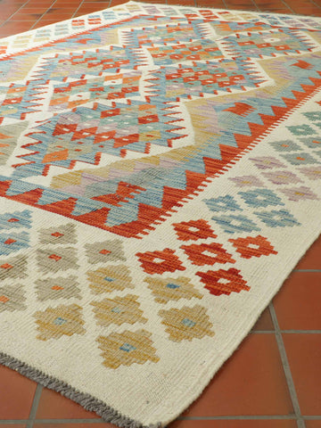 Handmade Afghan Kilim - 309542