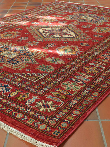 Handmade fine Afghan Kazak rug - 309579