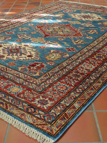 Handmade Fine Afghan Kazak rug - 309580