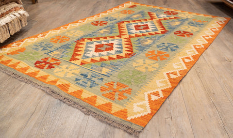 Handmade Afghan Kilim - 309610