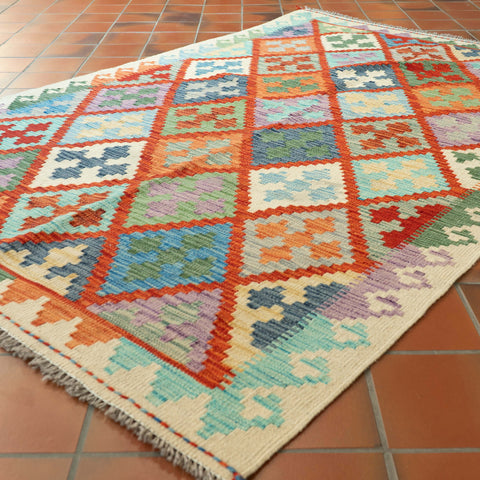 Handmade Afghan Kilim - 309621