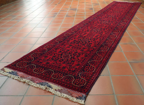 Handmade Afghan Khal Mohammadi narrow runner - 309626