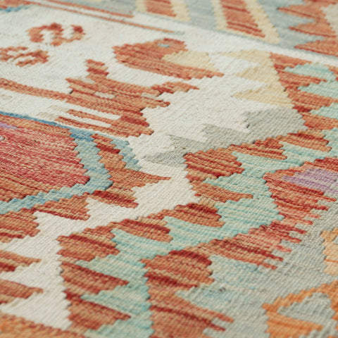 Handmade washed Afghan Kilim - 309634