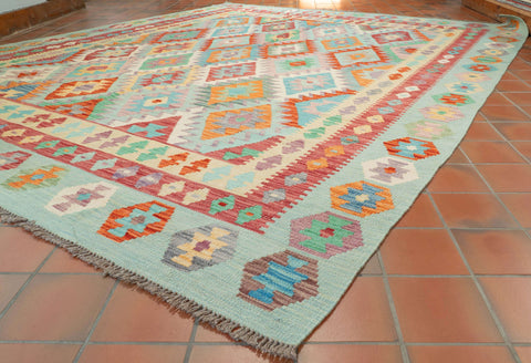 Handmade large Afghan Kilim - 309664