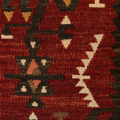 Small Handmade Turkish kilim cushion - 309674-B