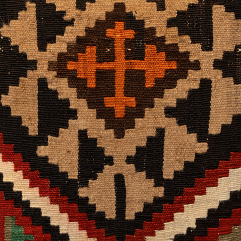 Small Handmade Turkish kilim cushion - 309674-F