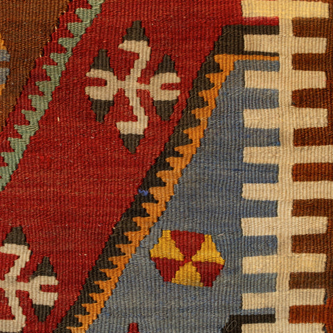 Small Handmade Turkish kilim cushion - 309674-I