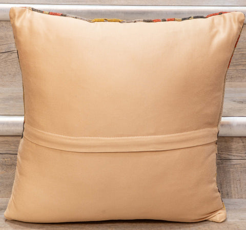 Small Handmade Turkish kilim cushion - 309674-W