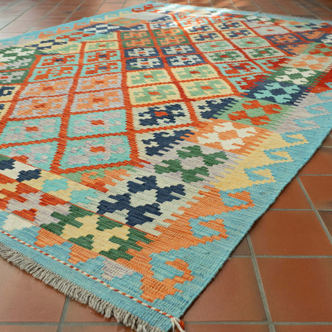 Handmade Afghan Kilim - 309717