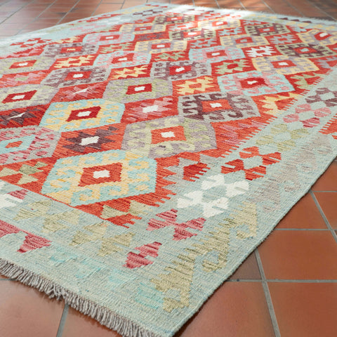 Handmade Afghan Kilim - 309718