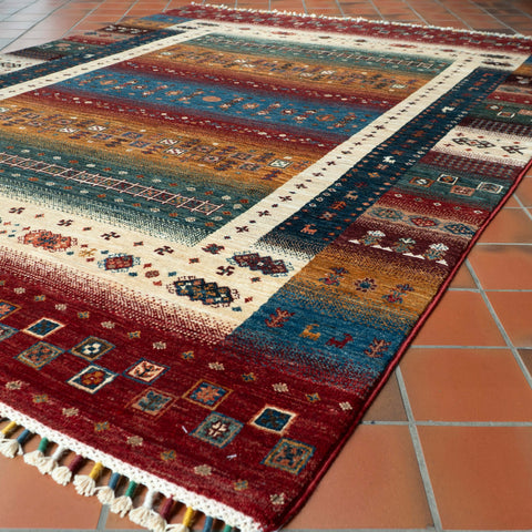 Handmade Afghan Loribaft rug - 309758