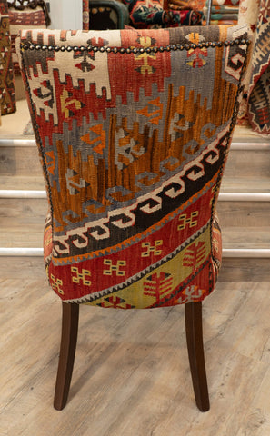 Handmade Turkish kilim Dining Chair - 309764a