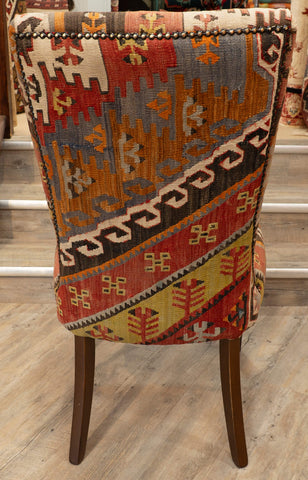 Handmade Turkish kilim Dining Chair - 309764c