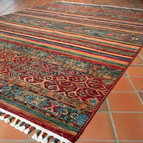 Handmade Afghan Kharjeen rug - 309789