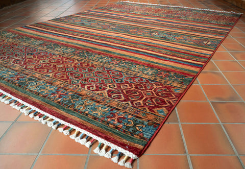 Handmade Afghan Kharjeen rug - 309789